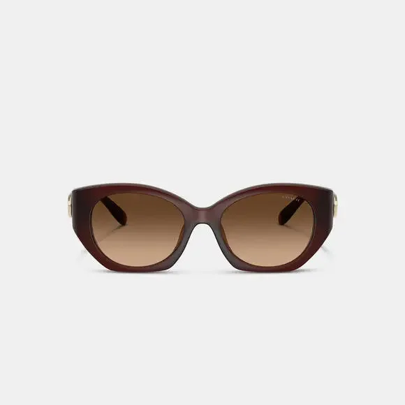 Coach Maxi Sculpted C Oval Sunglasses - Picture 2 of 3